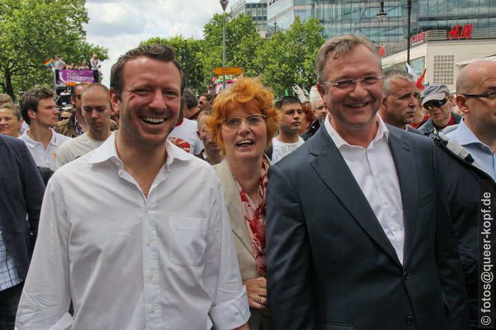 Jan-Marco Luczak, Monika Thamm und Frank Henkel Jan-Marco Luczak, Monika Thamm und Frank Henkel
